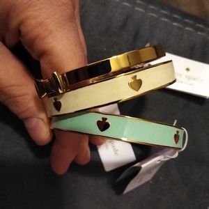 Set of 3 Kate Spade bangle bracelets